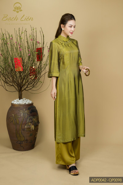 Áo Dài Thiên Hương - ADP0042 - QP0098