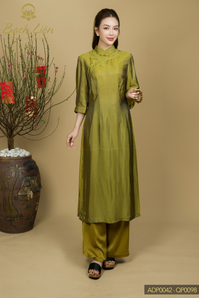 Áo Dài Thiên Hương - ADP0042 - QP0098