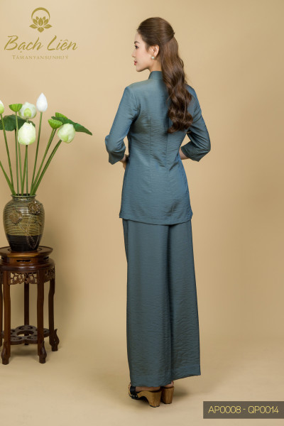 Bộ pháp phục Sen Mộc Thanh - AP0008 - QP0014