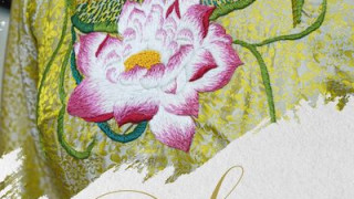 HỌA SEN HỒNG TRÊN SỢI CHỈ TƠ!