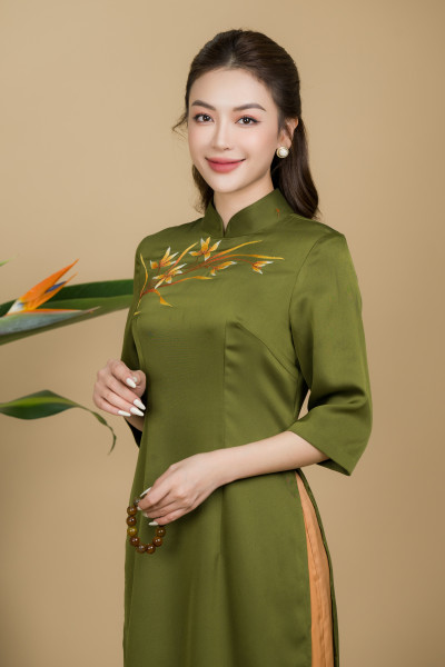 Áo Dài Mộc Liên Hoa - ADP0006