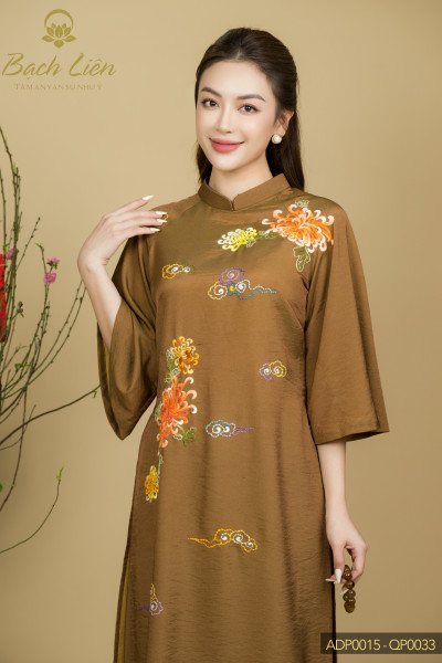 Áo Dài Vân Liên Hoa - ADP0015 - QP0033